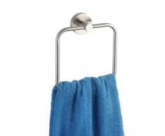WENKO 19639100 Handtuchring Bosio, Edelstahl rostfrei, 16 x 18 x 5 cm, Matt