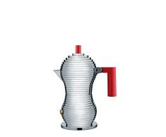 Alessi MDL02/1 R Kaffeekanne, Aluminium, rot