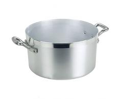 Agnelli Pentole Kasserolle mit Zwei Griffen 40 cm grau