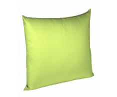 fleuresse Colours Kissenbezug, Mako Satin, apfelgrÃ¼n, 40 x 40 cm