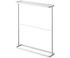 YAMAZAKI Tower Handtuchhalter, Metall, Weiß, One Size