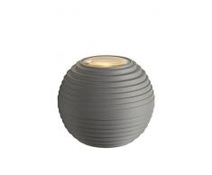 Lucide AYO - Wandleuchte Außen - Ø 9 cm - LED - 2x3W 2700K - IP54 - Grau