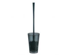koziol 5048540 Rio Toilettenbürste, Plastik, transparent / anthrazit, 10.4 x 10.4 x 46 cm