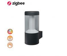 OSRAM Smart+ LED Wandleuchte, ZigBee, dimmbar, warmweià bis tageslicht, RGB Farbwechsel, Direkt kompatibel mit Echo Plus und Echo Show (2. Gen.), Kompatibel mit Philips Hue Bridge