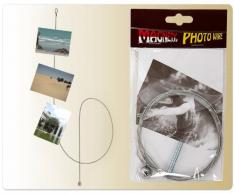 Out of the blue 76/3046 Metall-Fotodraht mit 12 Magneten, circa 190 cm x 1,2 mm