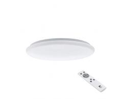 EGLO LED Deckenlampe Giron, 1 flammige Deckenleuchte, Material: Stahl, Kunststoff, Farbe: weiß, Ø: 57 cm, dimmbar, weißtöne per Fernbedienung einstellbar