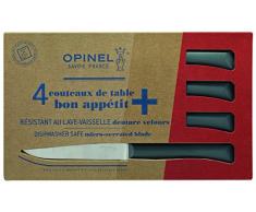 Opinel Tafelmesser-Set Bon Appetit+, anthrazit, Blau, M