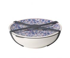 Villeroy & Boch - To Go Schale L, Aufbewahrungsbox für Essen, Premium Porzellan, blau, 800 ml, spülmaschinengeeignet