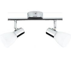 Philips Essentials LED Spot Leucht Coir, 4.3W, inkl. Leuchtmittel, 2-flammig, chrom