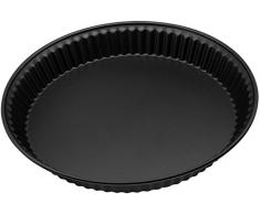 Zenker Quicheform 28 cm aus der Serie Pure, Tarte- und Obstkuchenform, Tortenbodenform (Farbe: schwarz), Menge: 1 StÃ¼ck