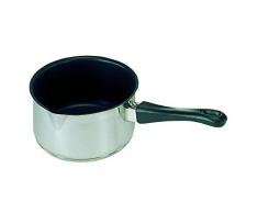 KrÃ¼ger Karl Stieltopf m. Ausg. u. Besch. 14 cm Saturn, Edelstahl, Silber,