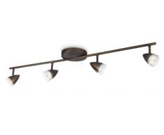 Philips myLiving Maple LED Aufbauspots, EEK A+, 4-flammig, antik bronze 532140616