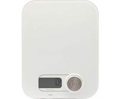 WEIS 10531 »Eco Pro« Küchenwaage, Länge: 245 mm, Breite: 190 mm, weiß, Glas/Kunststoff