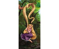 AG Design FTDv 0233 Rapunzel Disney Prinzessin, Papier Fototapete Kinderzimmer - 90x202 cm - 1 Teil, Papier, multicolor, 0,1 x 90 x 202 cm
