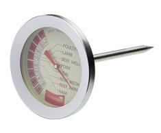 Kitchen Craft Drahtloses Master Class Fleischthermometer, Edelstahl, Silber, 7.3 x 7.3 x 13.2 cm