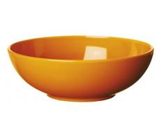 Excelsa Trendy Salatschüssel, Keramik, Orange, 23 x 23 x 9 cm