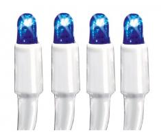 Star System LED Netz-Extra, 192-teilig, Kabel: weiß 3 m x 3 m, outdoorVierfarb-Karton, blau 466-19-33