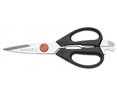 Mundial 2666 Küchenschere Edelstahl 20 cm mit Flaschenöffner, Schraubendreher und Nussknacker