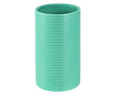 Spirella Tube Ribbed Zahnputzbecher Blau