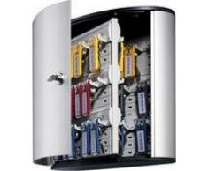 Durable Office Products Schlüsselkasten mit Schloss, 11-7/8 x 4-3/4 x 11, 54 Schlüssel, Aluminium