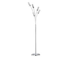 WOFI Standleuchte, 5-flammig, Serie Midu, 5 x LED, 5 W, Höhe 160 cm, Durchmesser 50 cm, Kelvin 3000,