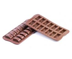 scg09 Silikon-Backform für Schokoladenheber braun