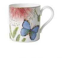 Villeroy & Boch Amazonia Kaffeetasse, edler Kaffeebecher aus Premium Bone Porzellan im Design des farbenfrohen Regenwaldes, spülmaschinenfest, 210 ml