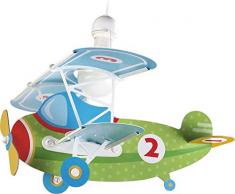 Dalber Baby Planes Flugzeugform -Hängeleuchte, Plastik, Grün, 50 x 64 x 40 cm