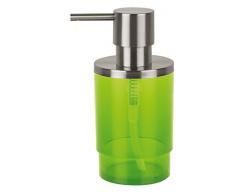 Spirella Seifenspender Nyo Flüssigseifen-Spender, Fassungsvermögen 6,5 x 6,5 x 14,5 cm - 300ml - Grün