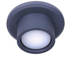 Beleuchtung Airfusion CNC für Deckenventilator von Lucci air, Farbe Charcoal, inkl. LED-Leuchtmittel GX53, 11W