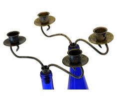 Southern Homewares Kerzenständer für Weinflaschen, Kandelaber, 2 Stück, Mehrfarbig