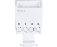 Better Living Products 75453 Ulti-Mate 4 White Dispenser mit Dusche Caddy
