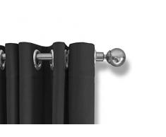 LIFA LIVING 300 x 250 cm Blickdichter Vorhang Grau, Verdunkelungsvorhang mit Ring Anbringung, Vorhänge für Schlafzimmer, Wohnzimmer zur Dekoration, schalldämmend