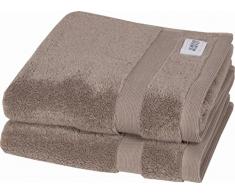 Schöner Wohnen Frottierset, Baumwolle, Stein, 100 x 50 cm, 2-Einheiten