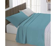 Italian Bed Linen Natural Color Bettwäsche Set, 100% Baumwolle, Ottanio/Hell grau, Einzeln