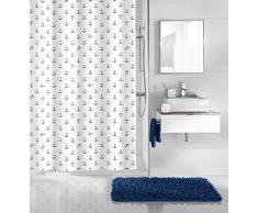 Kleine Wolke textilgesellschaft Duschvorhang, Synthetikfasern, blau, 200 x 180 cm