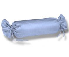 fleuresse jil 9400-6555, 40/15 cm Nackenrollenbezug Interlockjersey mit Nadelzug, 100% Baumwolle, mit Reißverschluss