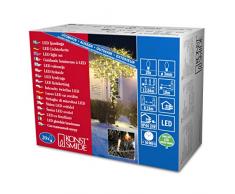 Konstsmide 3609-103 Micro LED Lichterkette / für Außen (IP44) / 24V Außentrafo / 20 warm weiße Dioden / transparentes Kabel