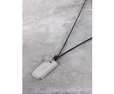 RAYHER Bastelset Schmuckbeton Kette: Anhänger Rechteck 1,9 x 3,9cm mit Engelsflügel