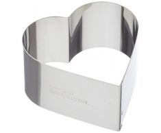 Städter Dessertring Herz ø 7,5cm, Edelstahl, silber, 7.5 x 7.5 x 4.5 cm