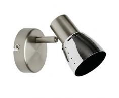 Brilliant Wandspot Lava, eisen/chrom 39510/77