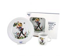Triptis-Porzellan Hans im Glück Kindergedeck, 3 teilig Kindergeschirr