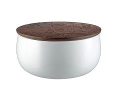 Alessi The Five Season MW62L 2 W Duftkerze aus Pflanzlichem Wachs, Gross-Kardamom, Hyazinthe und Vetiver, Weiß, Large