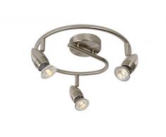 Lucide CARO-LED - Deckenstrahler - Ø 31 cm - LED - GU10 - 3x5W 2700K - Chrom Matt