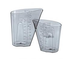 koziol 3684656 DOSIS Messbecher Set 0,5l & 1l Thermoplastischer Kunststoff
