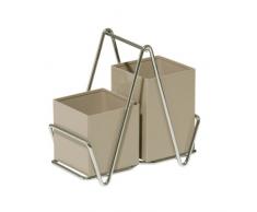 Premier Housewares Tortenständer, 2-Tier, Chrom