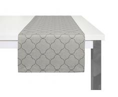 Adam Indian Cortezada Tischläufer, Bio Baumwolle, Schwarz, 50 x 150 cm