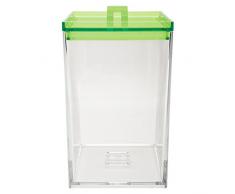 zak! Vorratsdose MeeMe 2,4l in transparent/grün, Kunststoff, 2.4 Liter