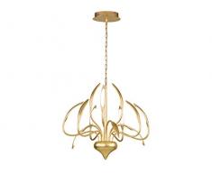 WOFI Pendelleuchte, Aluminium, Integriert, 4.5 W, Goldfarbig, 73 x 70 x 1500 cm