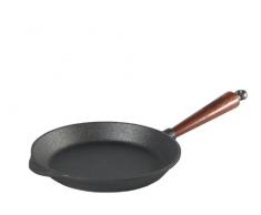 SKEPPSHULT Bratpfanne 24 cm Gusseisen mit Holzgriff - 0240T